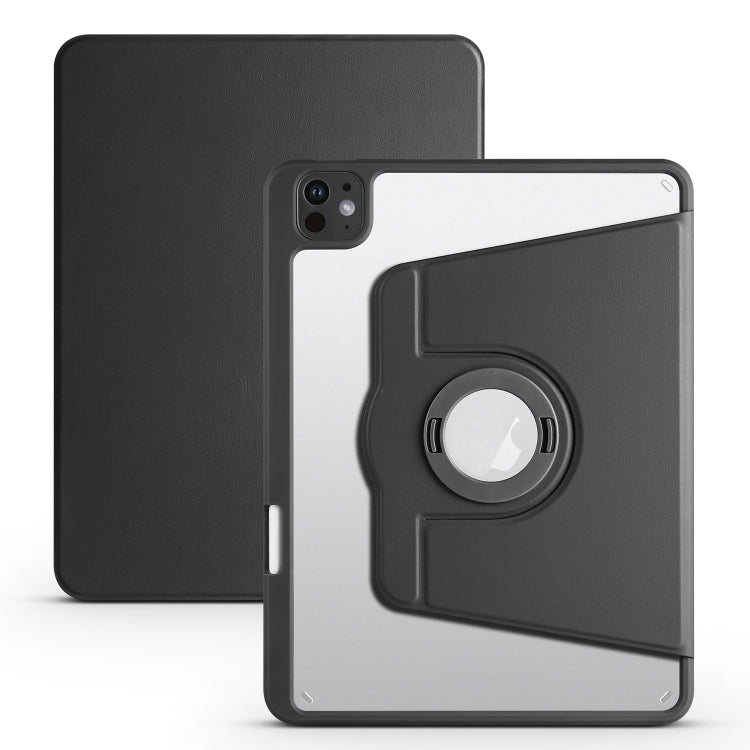Étui en cuir amovible et rotatif à 360° pour tablette, compatible avec iPad Pro 11 (2024), iPad Pro 11 (2022) / Air 10.9 (2022), iPad Pro 10.2 (2021/2020/2019)
