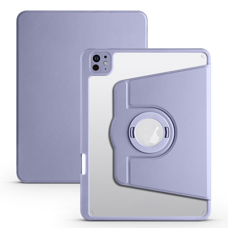 Acrylic 360 Rotation Detachable Leather Tablet Case, For iPad Pro 11 2025 / 2024, For iPad 10th Gen 10.9 2022, For iPad Pro 11 2022 / Air 10.9 2022