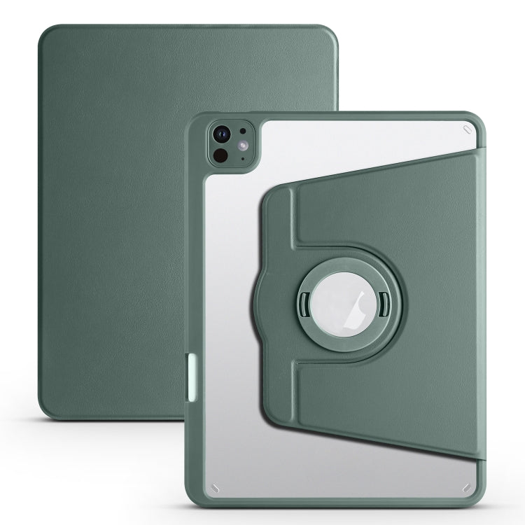 Acrylic 360 Rotation Detachable Leather Tablet Case, For iPad Pro 11 2025 / 2024, For iPad 10th Gen 10.9 2022, For iPad Pro 11 2022 / Air 10.9 2022