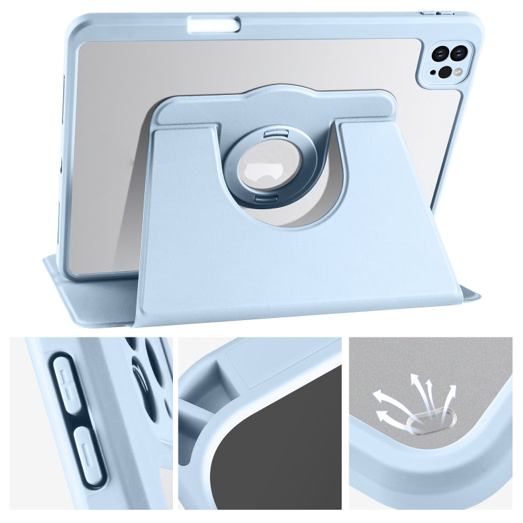 Étui en cuir amovible et rotatif à 360° pour tablette, compatible avec iPad Pro 11 (2024), iPad Pro 11 (2022) / Air 10.9 (2022), iPad Pro 10.2 (2021/2020/2019)