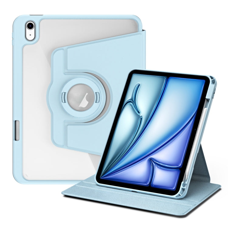 Acrylic 360 Rotation Detachable Leather Tablet Case, For iPad 10th Gen 10.9 2022, For iPad Air 11 2025 / 2024, For iPad Air 13 2025 / 2024