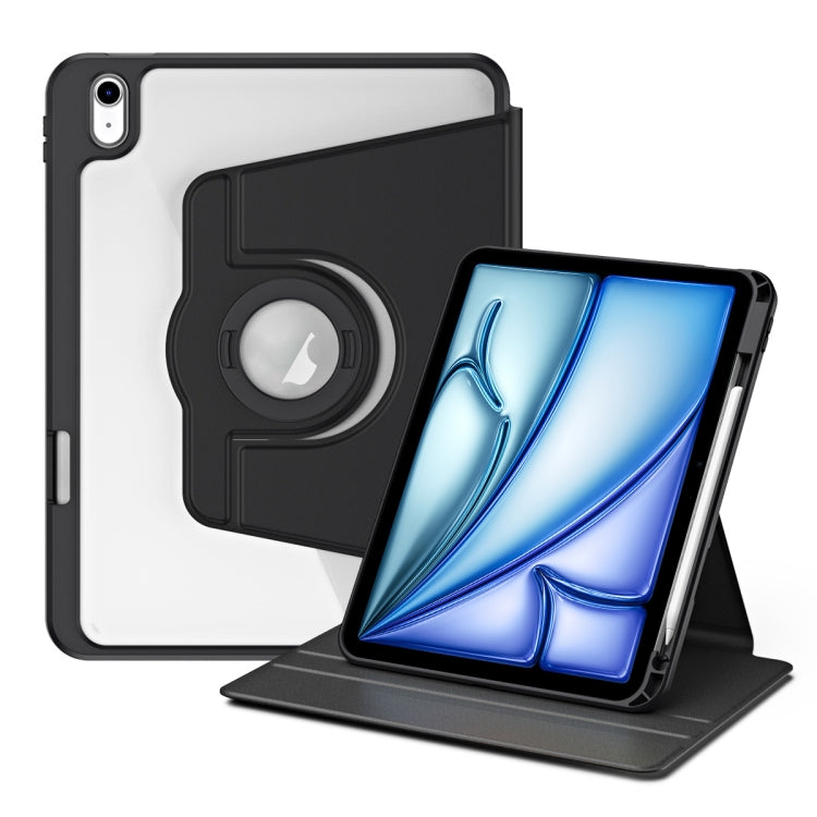 Acrylic 360 Rotation Detachable Leather Tablet Case, For iPad 10th Gen 10.9 2022, For iPad Air 11 2025 / 2024, For iPad Air 13 2025 / 2024