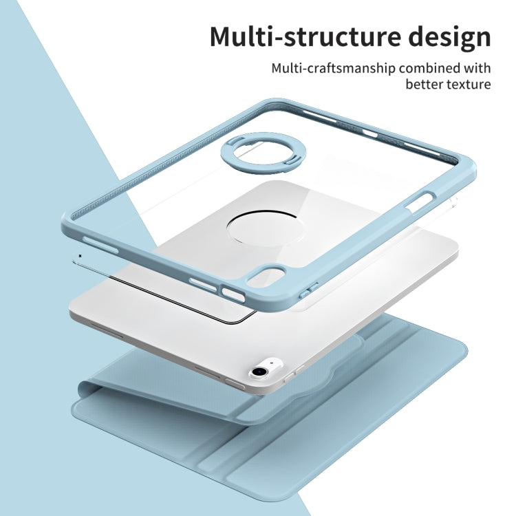 Étui en cuir amovible et rotatif à 360° pour tablette, compatible avec iPad Pro 11 (2024), iPad Pro 11 (2022) / Air 10.9 (2022), iPad Pro 10.2 (2021/2020/2019)