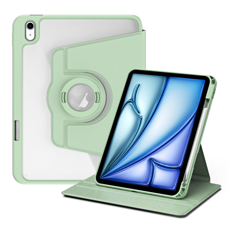 Acrylic 360 Rotation Detachable Leather Tablet Case, For iPad 10th Gen 10.9 2022, For iPad Air 11 2025 / 2024, For iPad Air 13 2025 / 2024