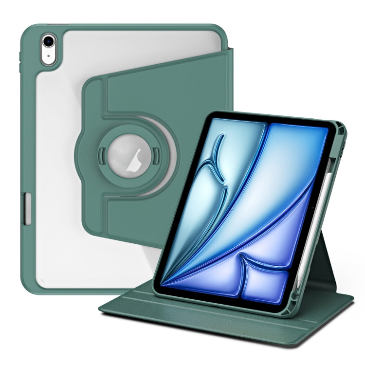 Acrylic 360 Rotation Detachable Leather Tablet Case, For iPad 10th Gen 10.9 2022, For iPad Air 11 2025 / 2024, For iPad Air 13 2025 / 2024