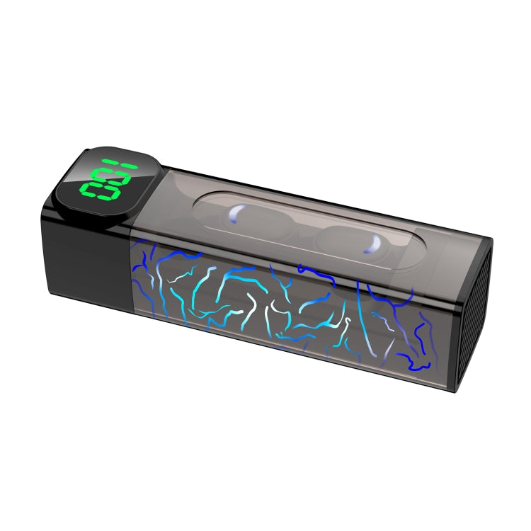 E50 Colorful Light Intelligent Digital Display Bluetooth Earphones, E50