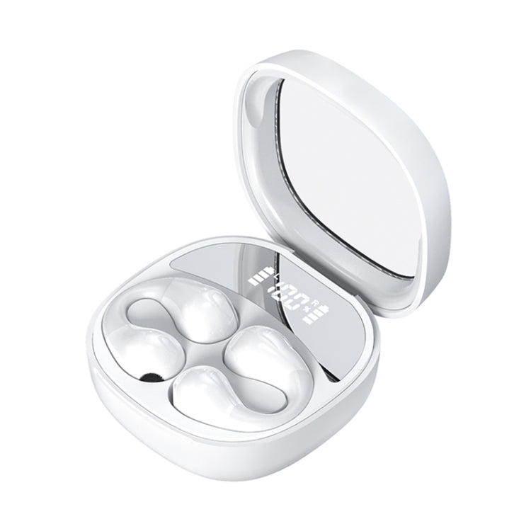 JR01 Transparent Capsule Smart Digital Display Ear-hook Bluetooth Earphones, JR01
