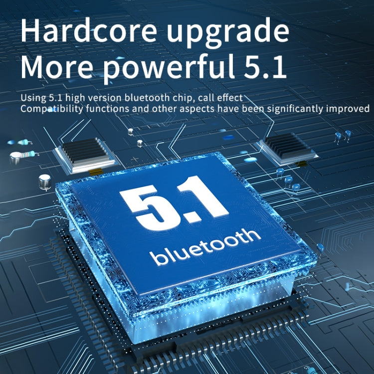 Écouteurs Bluetooth V5.1 à affichage numérique intelligent de niveau HIFI TG06, TG06