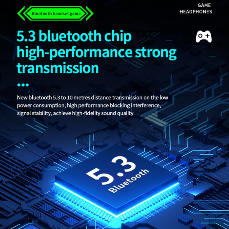 TG09 HIFI Level Noise Reduction Bluetooth 5.3 Gaming Earphones, TG09