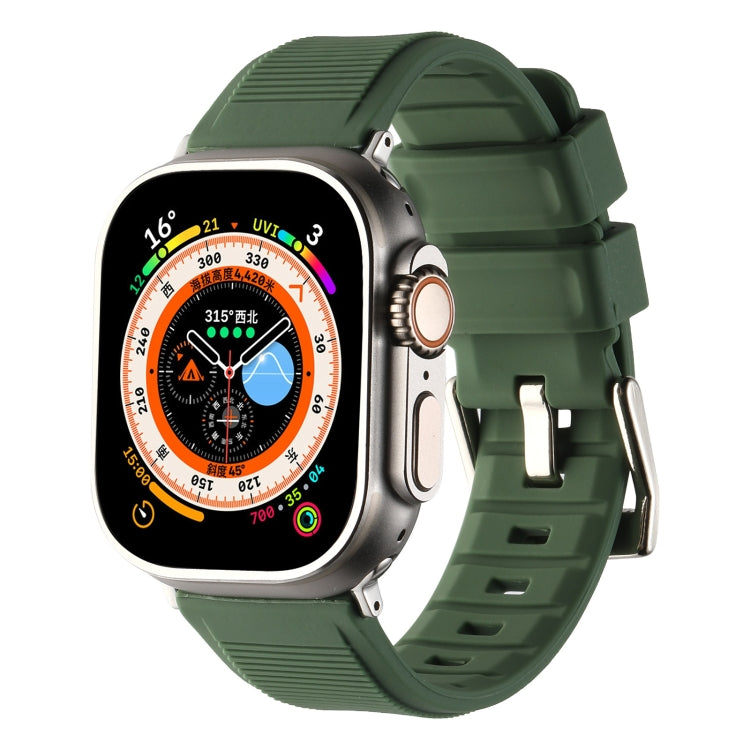 Double Ring Silicone Watch Band, For Apple Watch SE 2023 40mm, For Apple Watch 8 41mm
