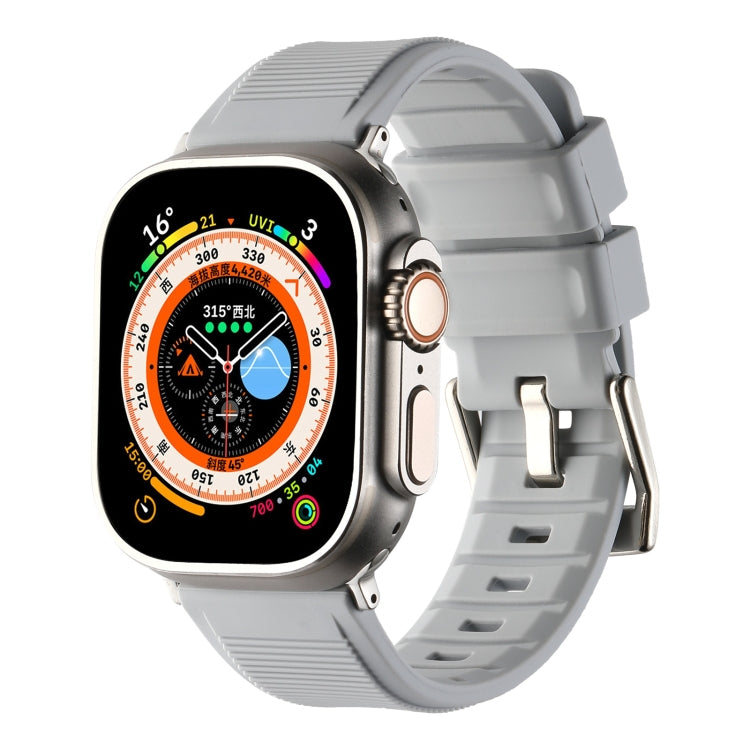 Double Ring Silicone Watch Band, For Apple Watch SE 2023 40mm, For Apple Watch 8 41mm