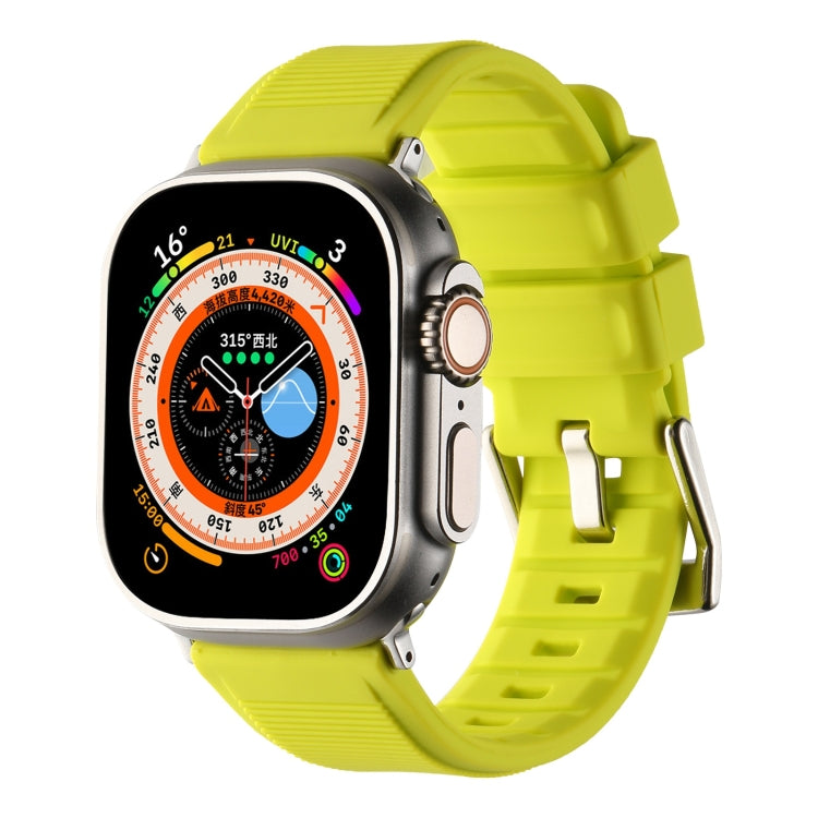 Double Ring Silicone Watch Band, For Apple Watch SE 2023 40mm, For Apple Watch 8 41mm