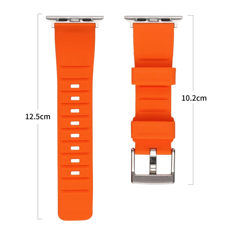Double Ring Silicone Watch Band, For Apple Watch Ultra 49mm, For Apple Watch SE 2023 44mm