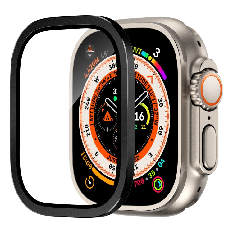 Aluminum Alloy Frame Integrated Tempered Film, For Apple Watch Ultra 49mm