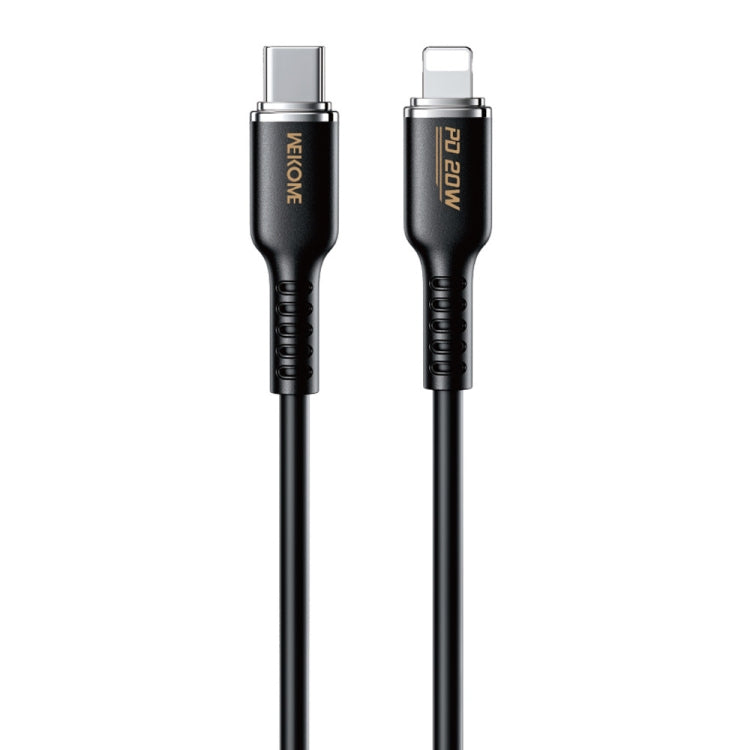 WK WDC-10 PD 20W USB-C/Type-C to 8 Pin Silicone Data Cable, Length: 1.2m, WDC-10