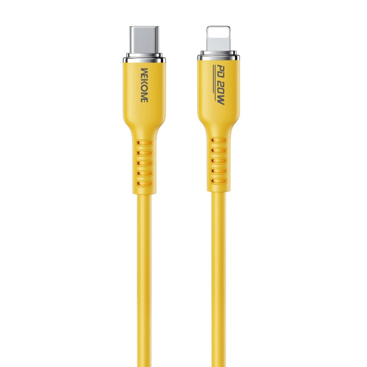 WK WDC-10 PD 20W USB-C/Type-C to 8 Pin Silicone Data Cable, Length: 1.2m, WDC-10