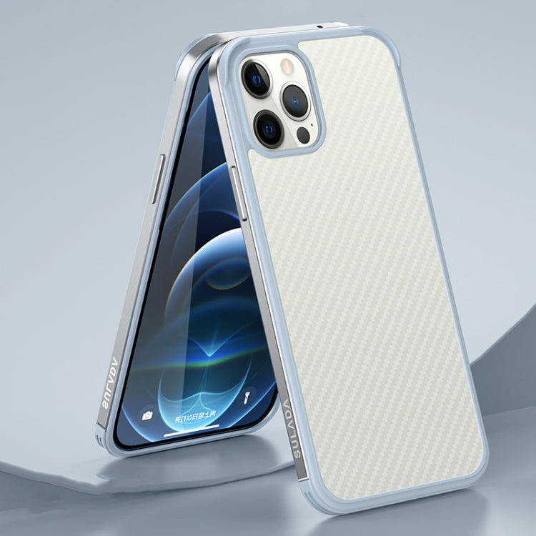 SULADA Luxury 3D Carbon Fiber Textured Metal + TPU Frame Phone Case, For iPhone 13 Pro Max, For iPhone 13 Pro, For iPhone 13, For iPhone 13 mini