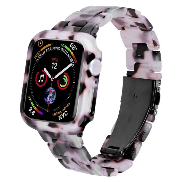 Printed Resin PC Watch Band Case Kit, For Apple Watch Series 6/5/4/SE 40mm, For Apple Watch Series 9 / 8 / 7 41mm