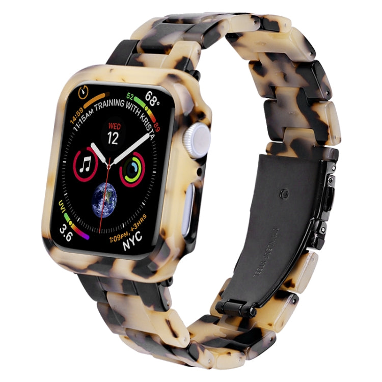 Printed Resin PC Watch Band Case Kit, For Apple Watch Series 6/5/4/SE 40mm, For Apple Watch Series 9 / 8 / 7 41mm
