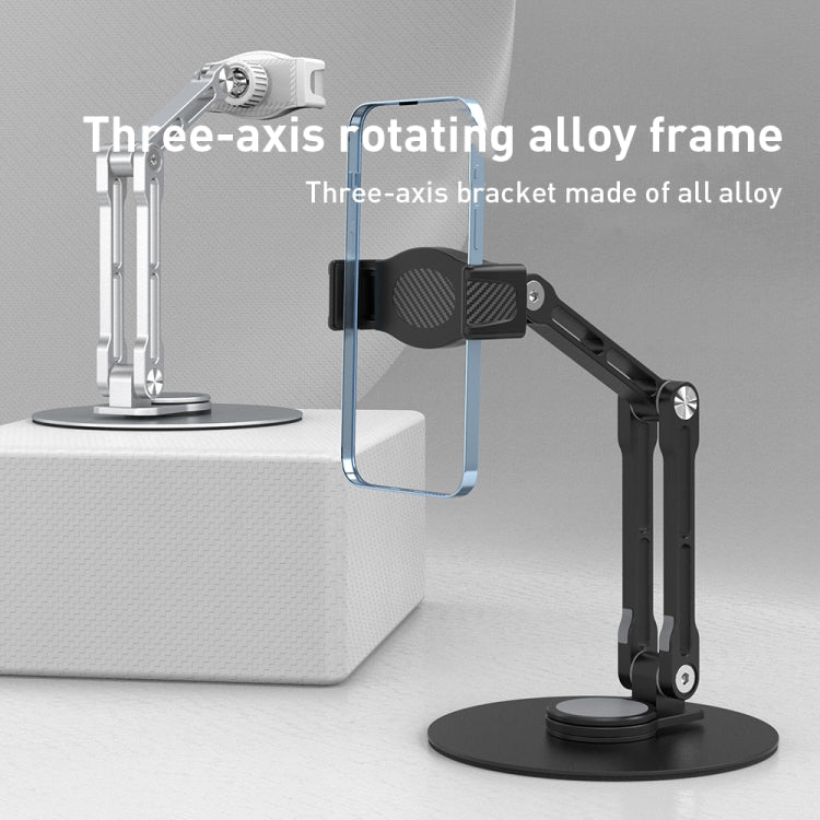 R-JUST HZ42 Clip Type Disc Rotating Phone Desktop Stand