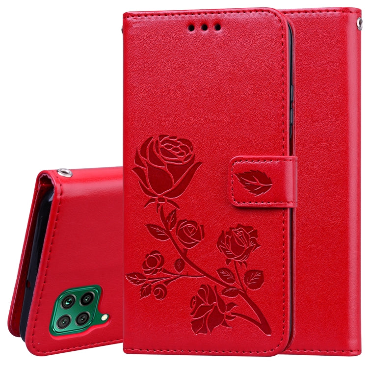 Rose Embossed Horizontal Flip PU Leather Case with Holder & Card Slots & Wallet, For Xiaomi Redmi Note 9, For Huawei Honor 9S, For Huawei Y7P / Honor 9C, For Huawei Honor 9A