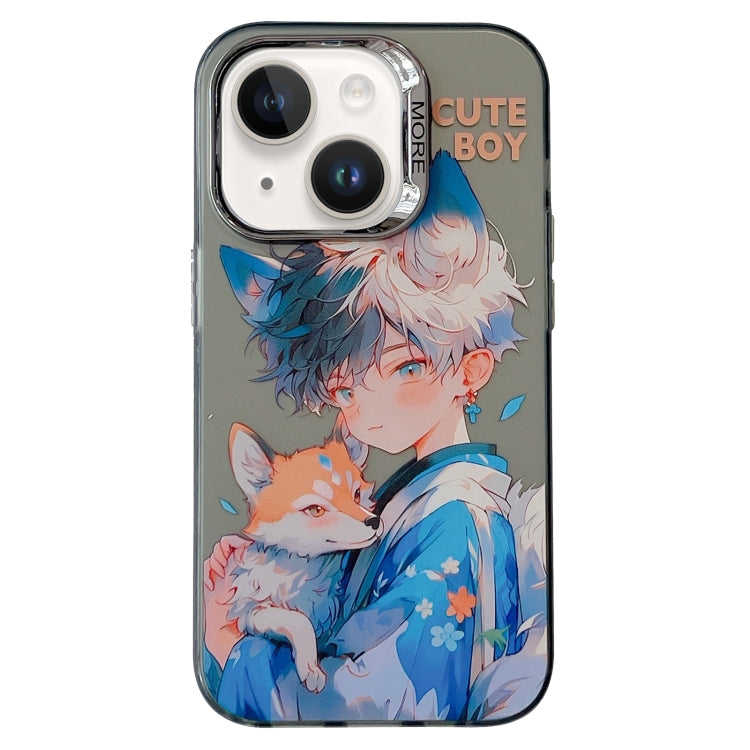 Chinese Ancient Style Electroplated Lens Ring PC Hybrid TPU Phone Case, For iPhone 13 Pro Max, For iPhone 13 Pro, For iPhone 13
