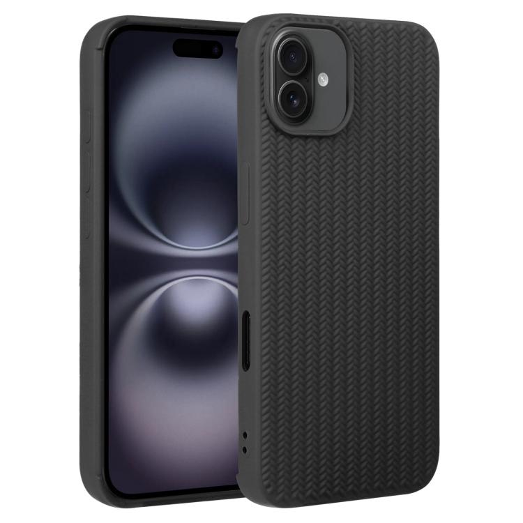 Weave Texture Silicone Phone Case, For iPhone 16, For iPhone 15 Pro Max