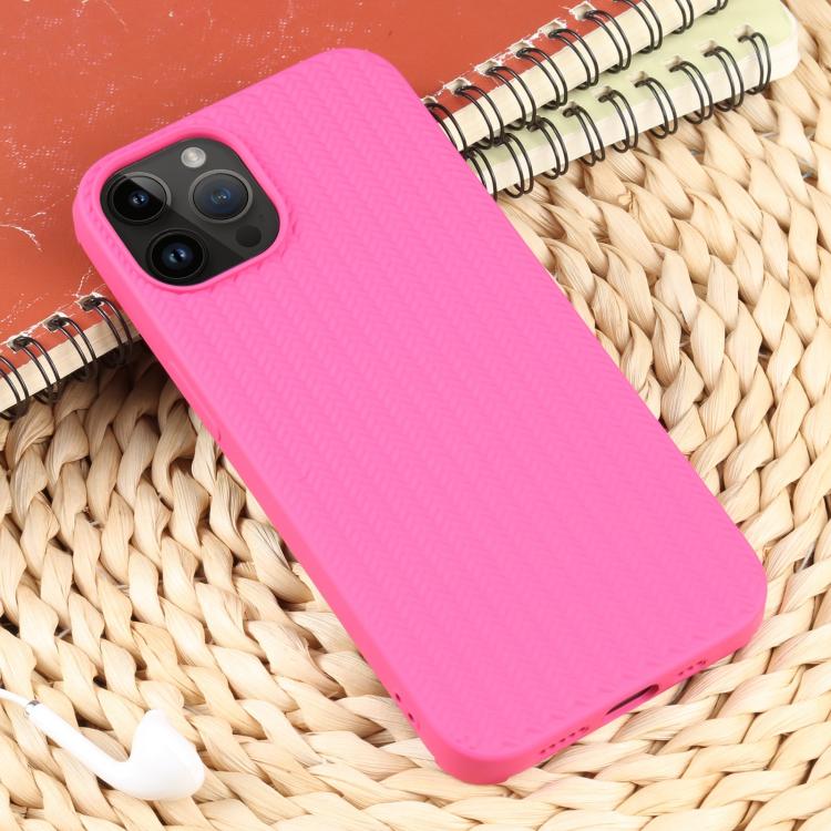 Weave Texture Silicone Phone Case, For iPhone 16e, For iPhone 16 Pro Max