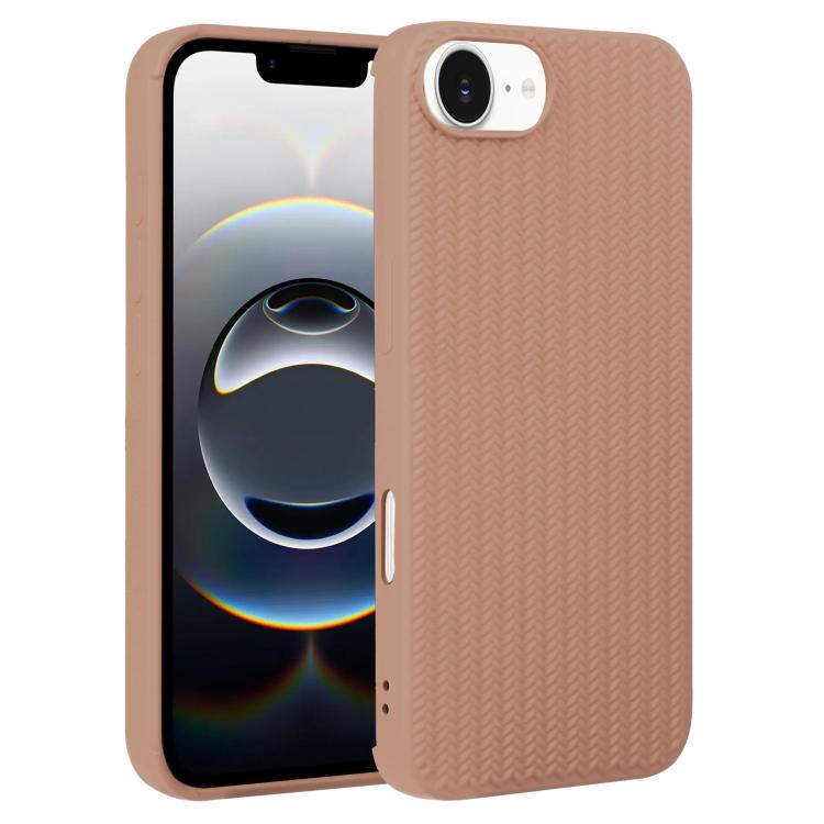 Weave Texture Silicone Phone Case, For iPhone 16e, For iPhone 16 Pro Max