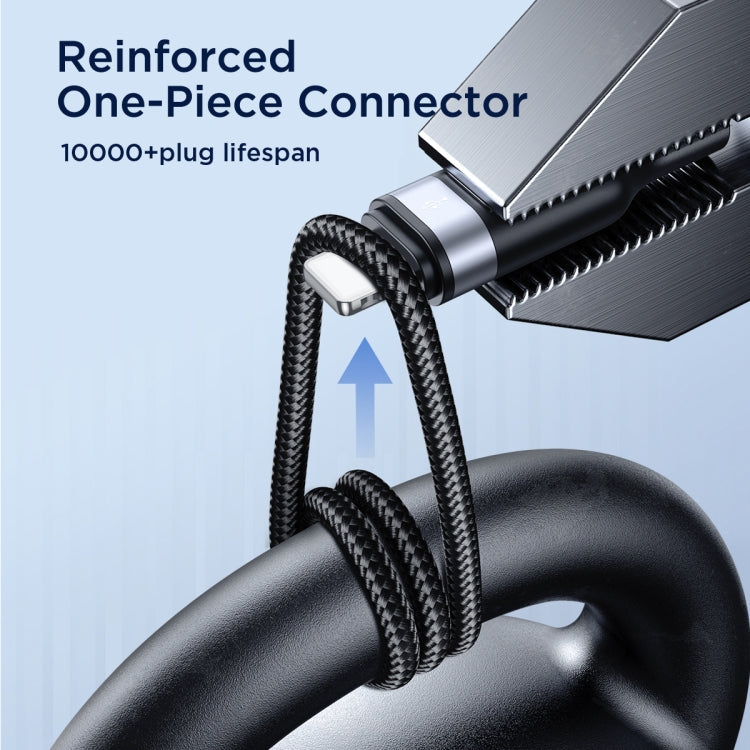 JOYROOM A18 3.5A USB to Dual 8 Pin+USB-C/Type-C+Micro USB 4 in 1 Data Cable, Length: 1.2m, USB to Dual 8 Pin+Type-C+Micro USB