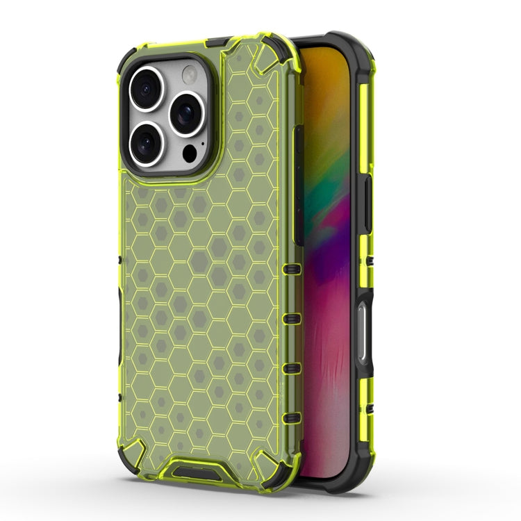 Honeycomb Shockproof Phone Case, For iPhone 16e, For iPhone 16 Pro Max, For iPhone 16 Pro, For iPhone 16 Plus