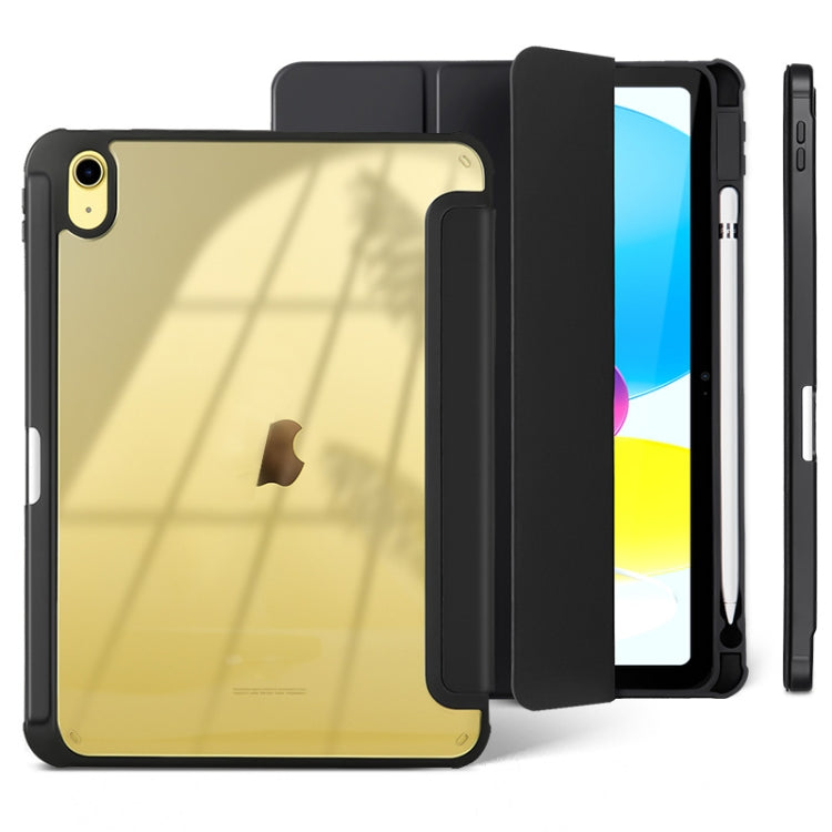 Étui en cuir acrylique pliable pour tablette, compatible avec iPad mini 6/mini 2024, iPad Pro 11 2022/2021/2020, iPad 10e génération 10.9 2022, iPad Air 2022/2020 10.9, iPad 10.2 2021/2020/2019, iPad Pro 10.5/Air 2019