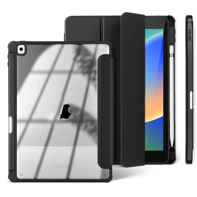 Étui en cuir acrylique pliable pour tablette, compatible avec iPad mini 6/mini 2024, iPad Pro 11 2022/2021/2020, iPad 10e génération 10.9 2022, iPad Air 2022/2020 10.9, iPad 10.2 2021/2020/2019, iPad Pro 10.5/Air 2019