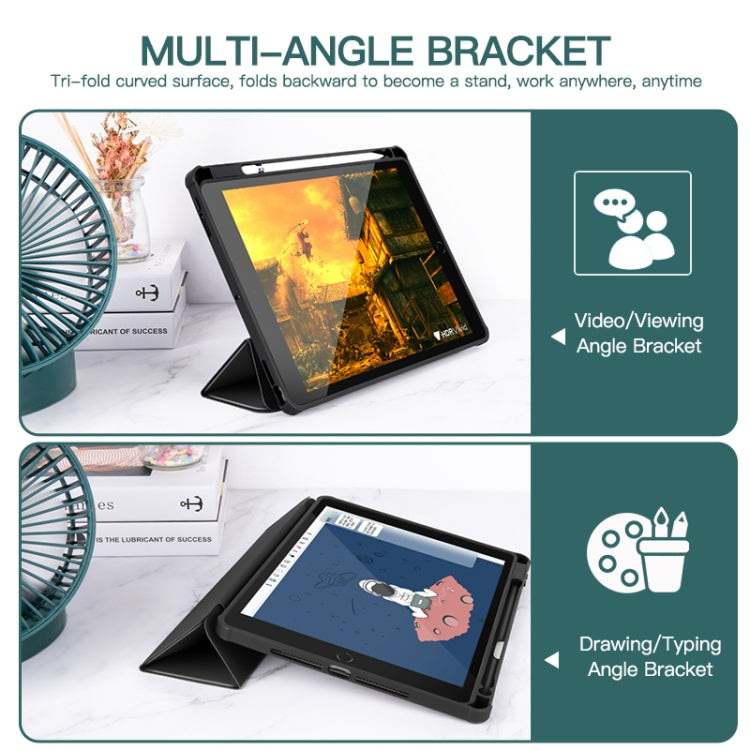 Étui en cuir acrylique pliable pour tablette, compatible avec iPad mini 6/mini 2024, iPad Pro 11 2022/2021/2020, iPad 10e génération 10.9 2022, iPad Air 2022/2020 10.9, iPad 10.2 2021/2020/2019, iPad Pro 10.5/Air 2019