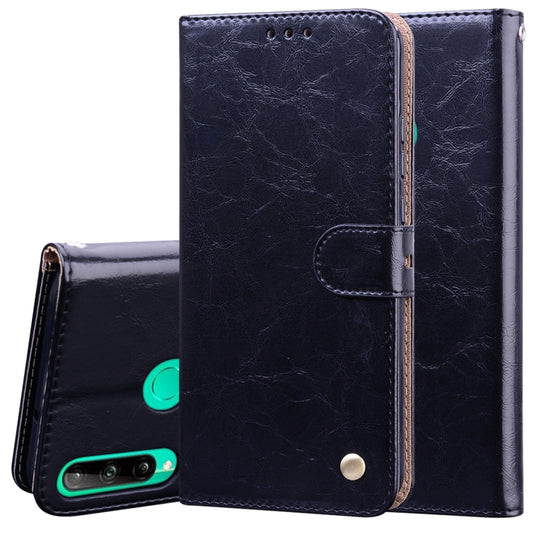 Business oil wax leather flip case with card slots wallet holder Samsung Galaxy M21