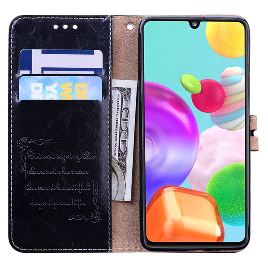 Protective flip case closed position revealing magnetic closure and edge stitching