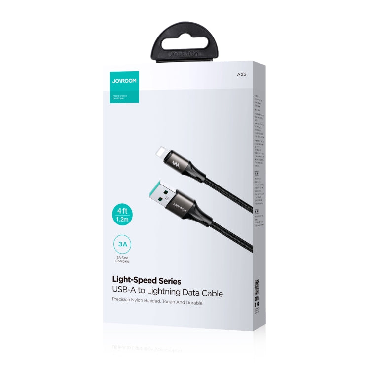 JOYROOM SA25-AL3 3A USB to 8 Pin Fast Charge Data Cable, 1.2m, 2m, 3m