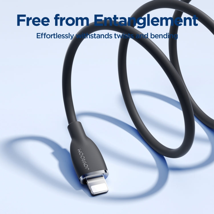 JOYROOM SA29-AL3 3A USB to 8 Pin Liquid Silicone Fast Charging Data Cable, Length: 1.2m, USB to 8 Pin (1.2m)