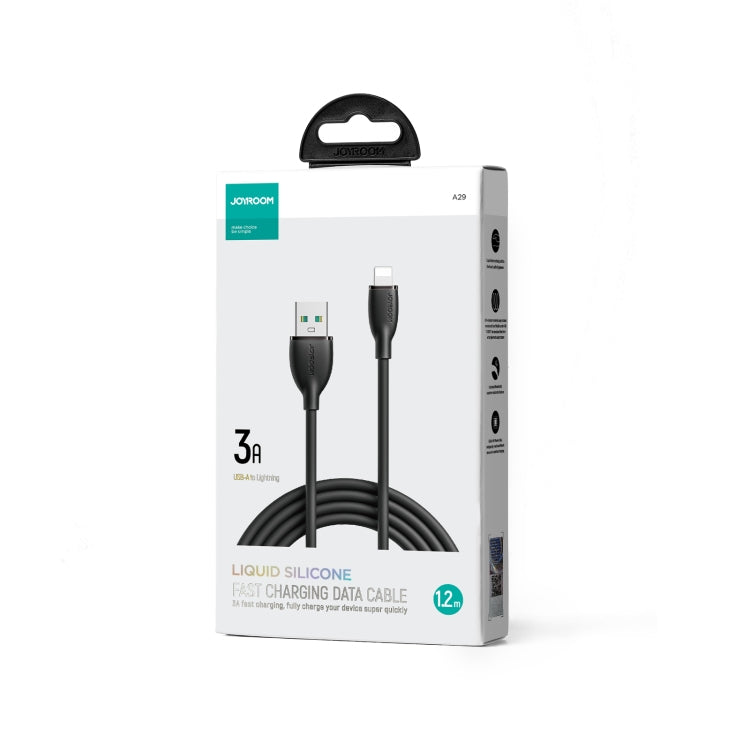 JOYROOM SA29-AL3 3A USB to 8 Pin Liquid Silicone Fast Charging Data Cable, Length: 1.2m, USB to 8 Pin (1.2m)