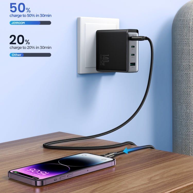 JOYROOM SA31-AL3 3A USB to 8 Pin Fast Charge Data Cable, Length: 1.2m, USB to 8 Pin