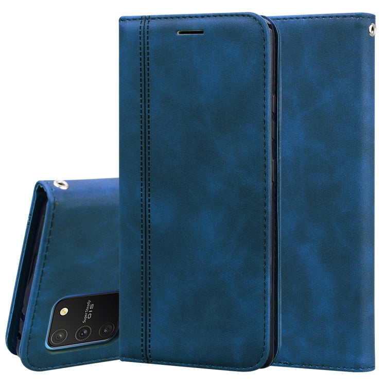 Frosted Business Magnetic Horizontal Flip PU Leather Case with Holder & Card Slot & Lanyard, For Samsung Galaxy S10 Lite / A91, For Samsung Galaxy S10, For Samsung Galaxy S20, For Samsung Galaxy S20 Plus