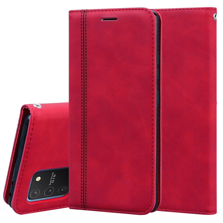 Frosted Business Magnetic Horizontal Flip PU Leather Case with Holder & Card Slot & Lanyard, For Samsung Galaxy S10 Lite / A91, For Samsung Galaxy S10, For Samsung Galaxy S20, For Samsung Galaxy S20 Plus