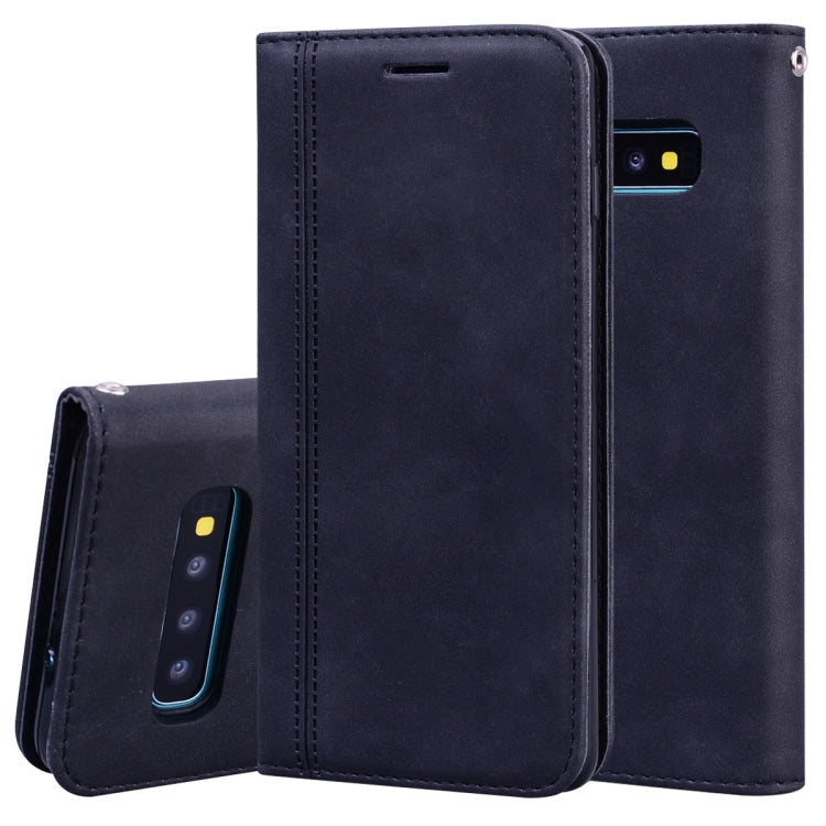 Frosted Business Magnetic Horizontal Flip PU Leather Case with Holder & Card Slot & Lanyard, For Samsung Galaxy S10 Lite / A91, For Samsung Galaxy S10, For Samsung Galaxy S20, For Samsung Galaxy S20 Plus
