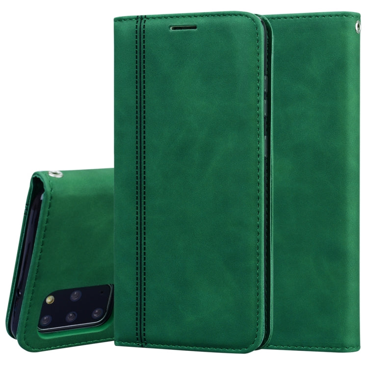 Frosted Business Magnetic Horizontal Flip PU Leather Case with Holder & Card Slot & Lanyard, For Samsung Galaxy S10 Lite / A91, For Samsung Galaxy S10, For Samsung Galaxy S20, For Samsung Galaxy S20 Plus