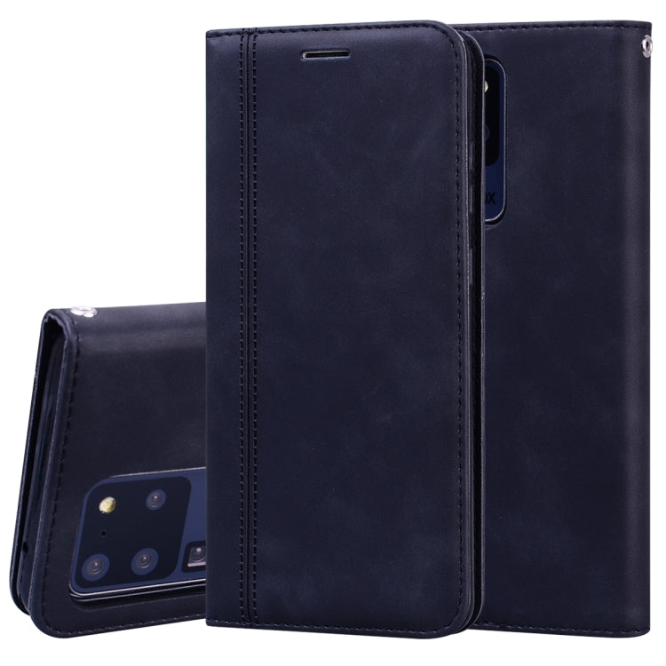Frosted Business Magnetic Horizontal Flip PU Leather Case with Holder & Card Slot & Lanyard, For Samsung Galaxy S20 Ultra, For Samsung Galaxy M21, For Samsung Galaxy M31, For Samsung Galaxy J2 Core