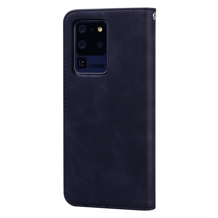 Frosted Business Magnetic Horizontal Flip PU Leather Case with Holder & Card Slot & Lanyard, For Samsung Galaxy S20 Ultra, For Samsung Galaxy M21, For Samsung Galaxy M31, For Samsung Galaxy J2 Core