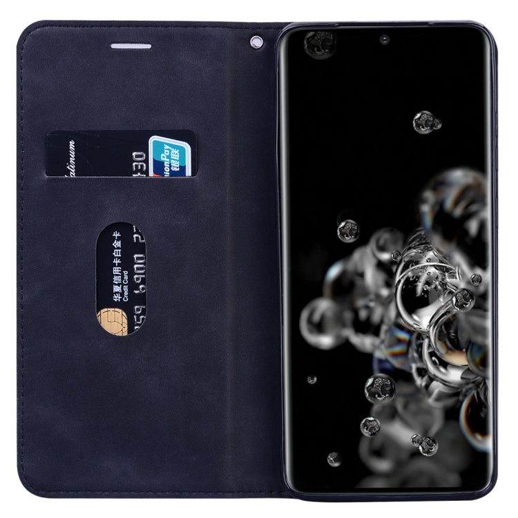 Frosted Business Magnetic Horizontal Flip PU Leather Case with Holder & Card Slot & Lanyard, For Samsung Galaxy S20 Ultra, For Samsung Galaxy M21, For Samsung Galaxy M31, For Samsung Galaxy J2 Core