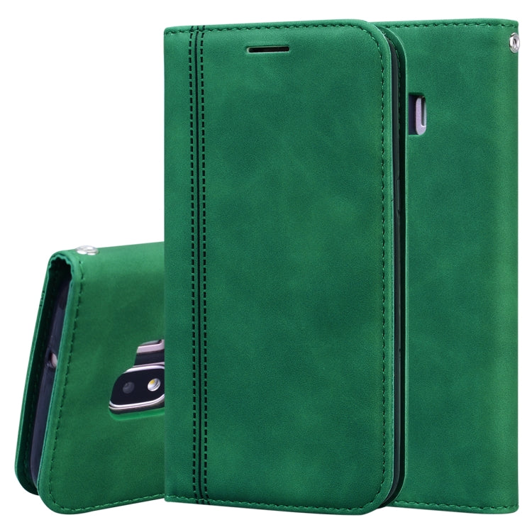Frosted Business Magnetic Horizontal Flip PU Leather Case with Holder & Card Slot & Lanyard, For Samsung Galaxy S20 Ultra, For Samsung Galaxy M21, For Samsung Galaxy M31, For Samsung Galaxy J2 Core