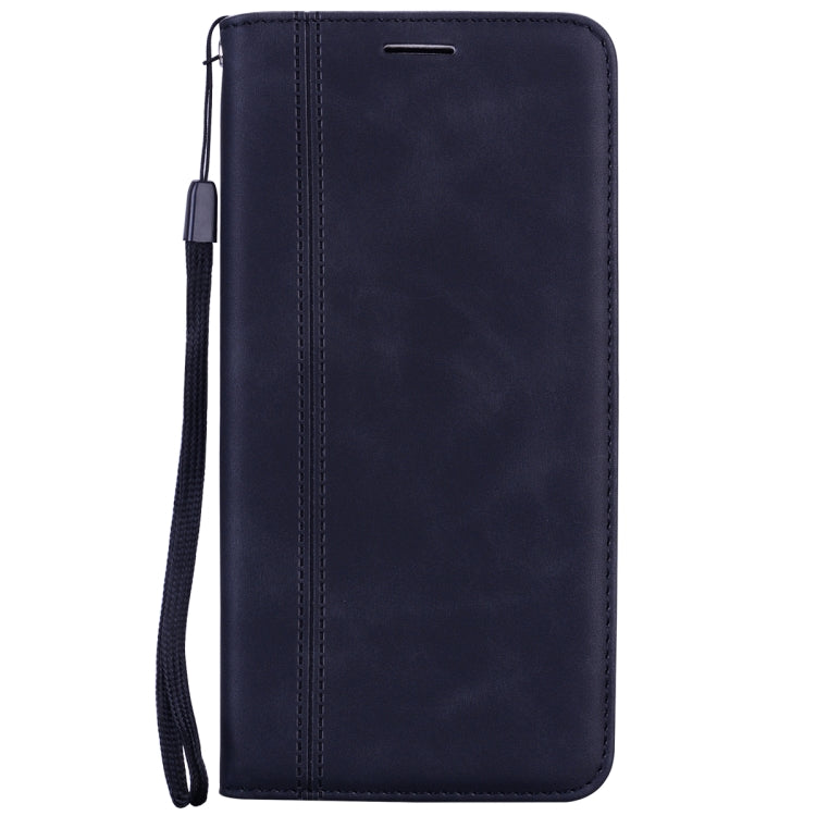 Frosted Business Magnetic Horizontal Flip PU Leather Case with Holder & Card Slot & Lanyard, For Samsung Galaxy J7 / J730 (EU), For Samsung Galaxy J4 Plus (2018), For Samsung Galaxy J6 Plus (2018)