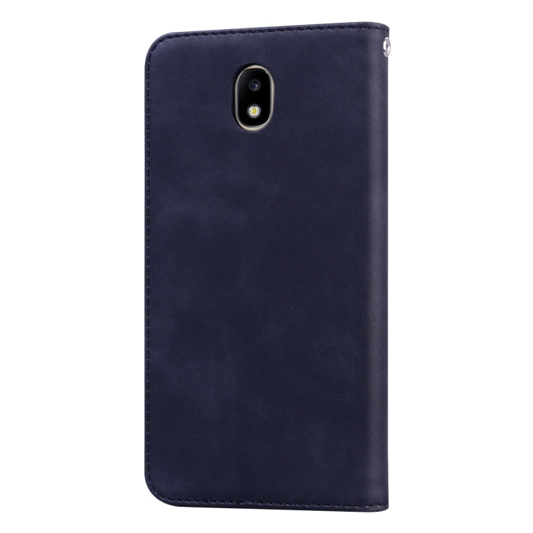 Frosted Business Magnetic Horizontal Flip PU Leather Case with Holder & Card Slot & Lanyard, For Samsung Galaxy J7 / J730 (EU), For Samsung Galaxy J4 Plus (2018), For Samsung Galaxy J6 Plus (2018)